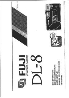 Fujifilm DL 8 manual. Camera Instructions.